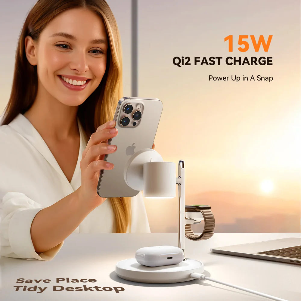 JOYROOM JR-W23 Qi2 4-in-1 Wireless Charger