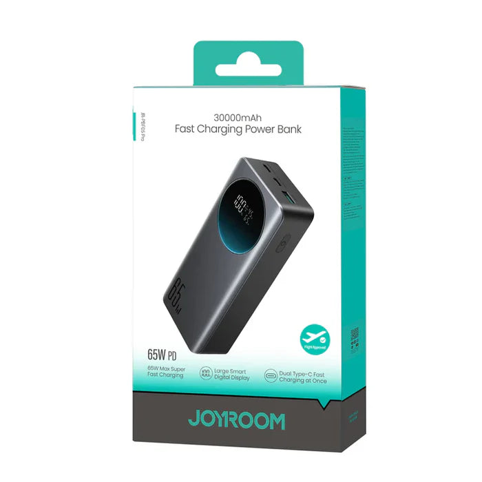 JOYROOM JR-PBF05 Pro 65W Digital Display Fast Charging Power Bank 30000mAh