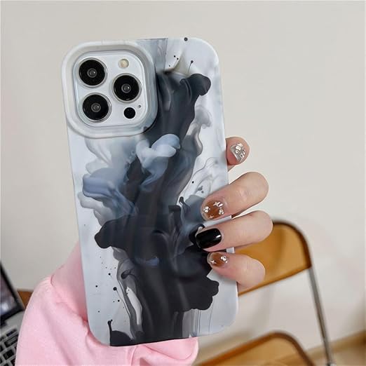 Oil Painting 3D Wrinkles Texture Luminous Phone Case