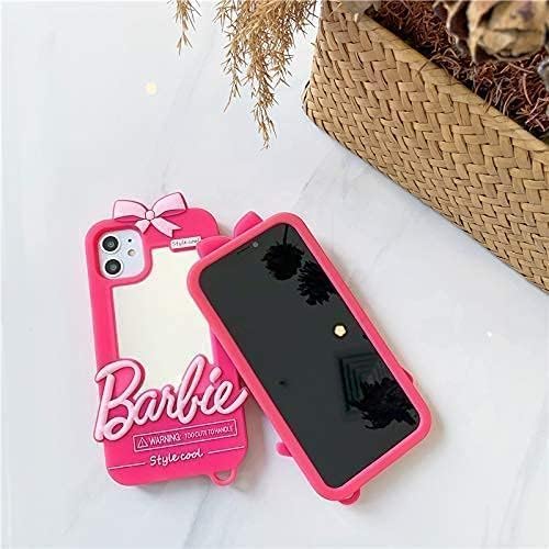 Barbie Soft Silicoen Mirror Case
