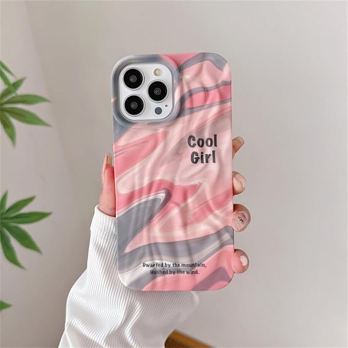 Oil Painting 3D Wrinkle Texture Luminous Phone