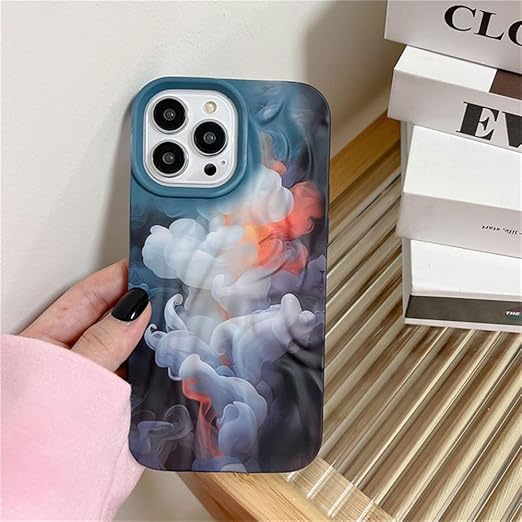 Oil Painting 3D Wrinkles Texture Luminous Phone Case