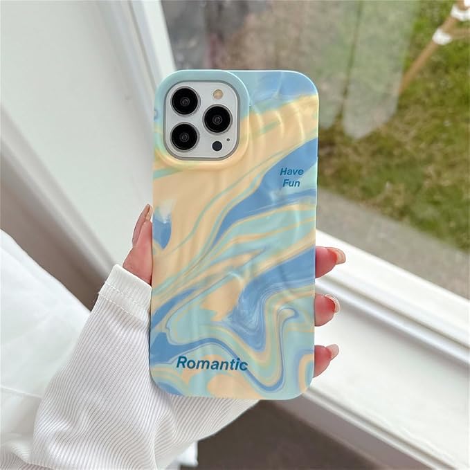 Oil Painting 3D Wrinkles Texture Luminous Phone Case