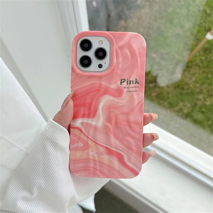 Oil Painting 3D Wrinkles Texture Luminous Phone Case