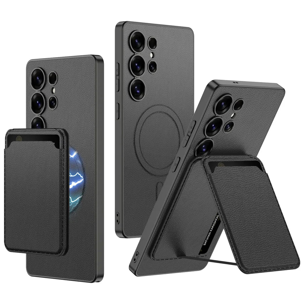 GKK Magnetic Detachable Wallet Phone Case For Samsung