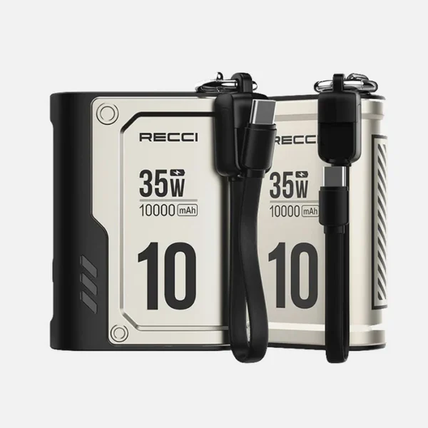 Recci High Power Output Fast Charging PD Power Bank 10000mAh – 35W