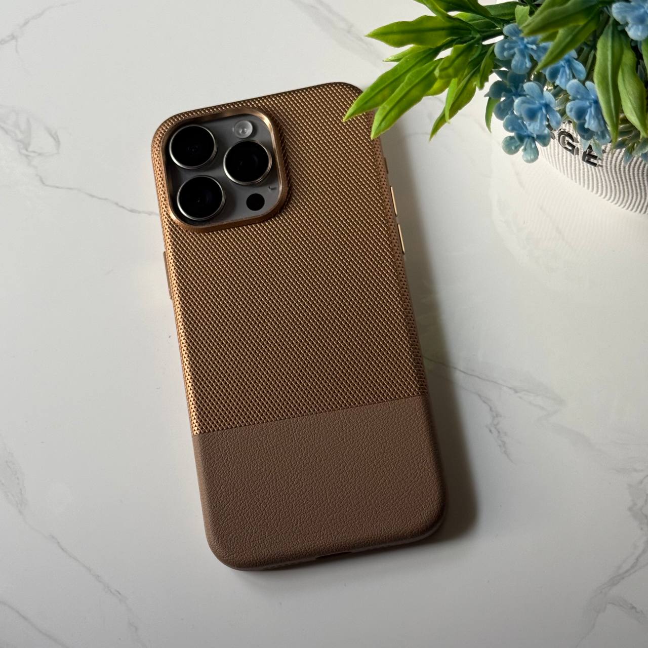 Premium Leather Woven Style Case