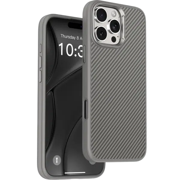 Smooth &amp; Sleek Finish Soft Carbon Textured Case