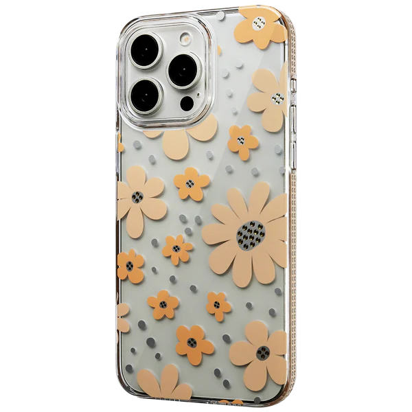Bloomy Flower Clear iPhone Case