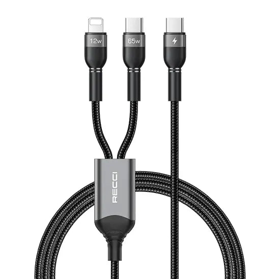 Recci Skyline 2-in-1 Type-C &amp; Lighting PD 65W