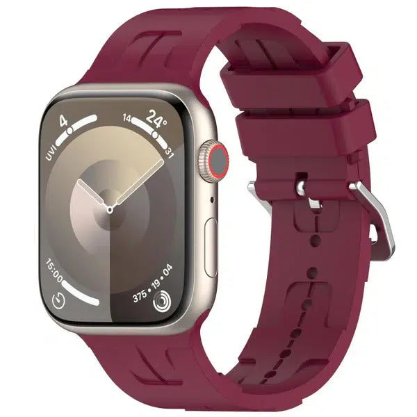Silicone Ladder Buckle Band for Apple Watch