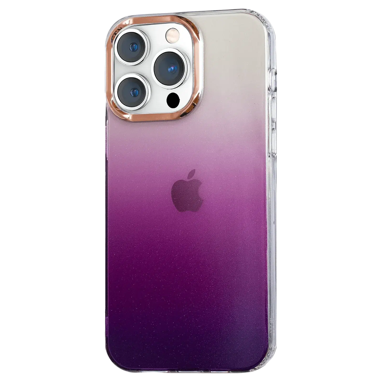 Shining Powder Gradient Glittery Clear Case