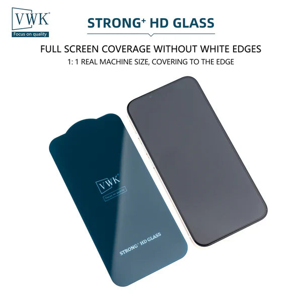 VWK HD Tempered Glass Screen Protector Edge To Edge Coverage