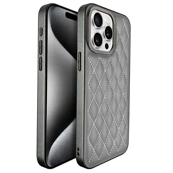Rhombic Lattice Leather Plaid Series 9D Case