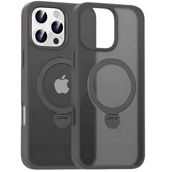 NJOYNY Magnetic Adjustable KickStand Ring Case
