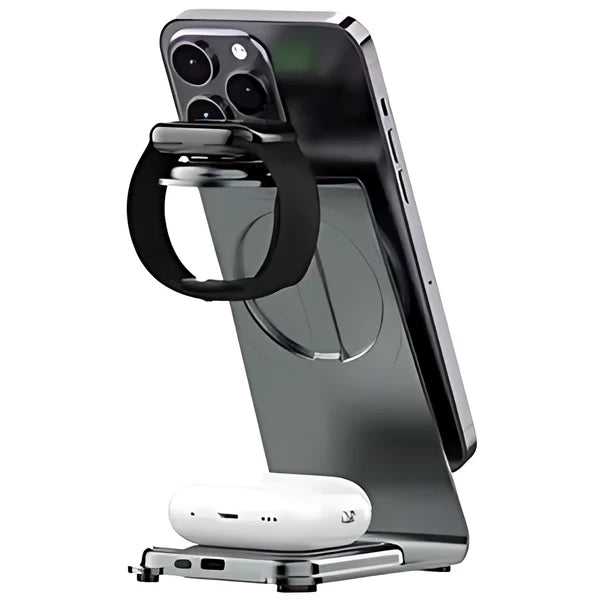 Maxco 3-in-1 Multi-Function Wireless Charger 15W