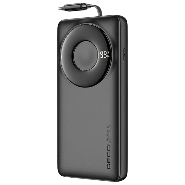 Recci Compact 10000mAh Power Bank with Fast Type-C