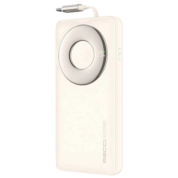 Recci Compact 10000mAh Power Bank with Fast Type-C